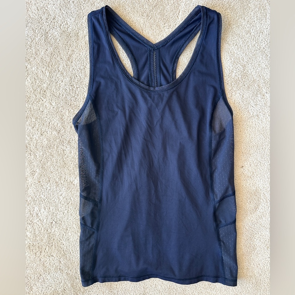 Lululemon Navy Racerback Tank